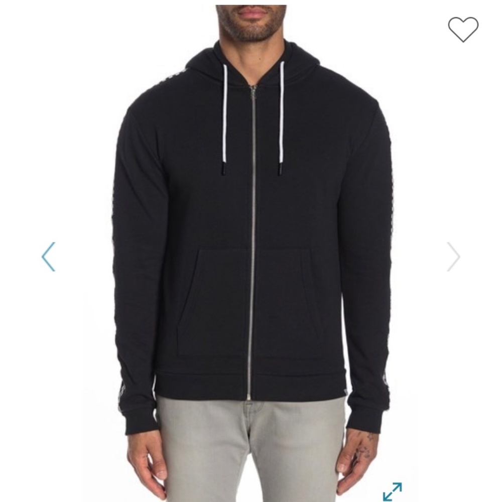 Sovereign Code Checkered Trim Zip Hoodie